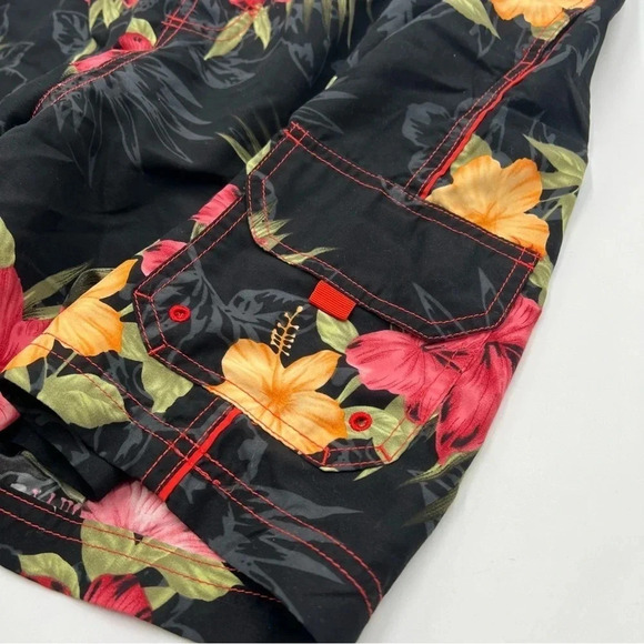 SAND N SUN Men’s XL (40-42) Swim Trunks Mesh Lined Board‎ Shorts Hawaiian Floral - Picture 3 of 5